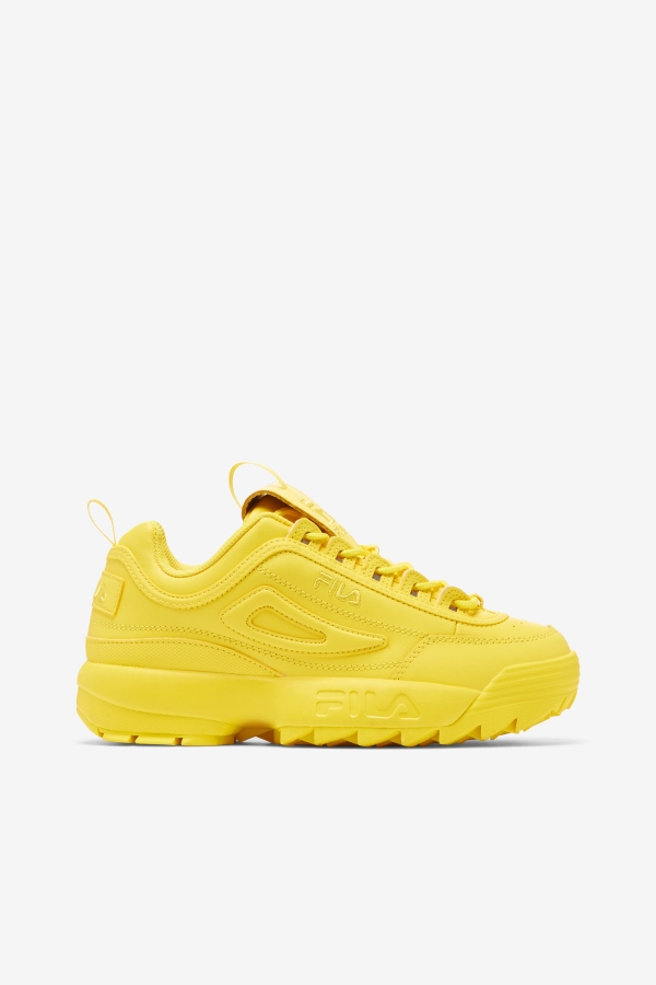 Women's Disruptor 2 Premium Fila Buttercup-Butteercup