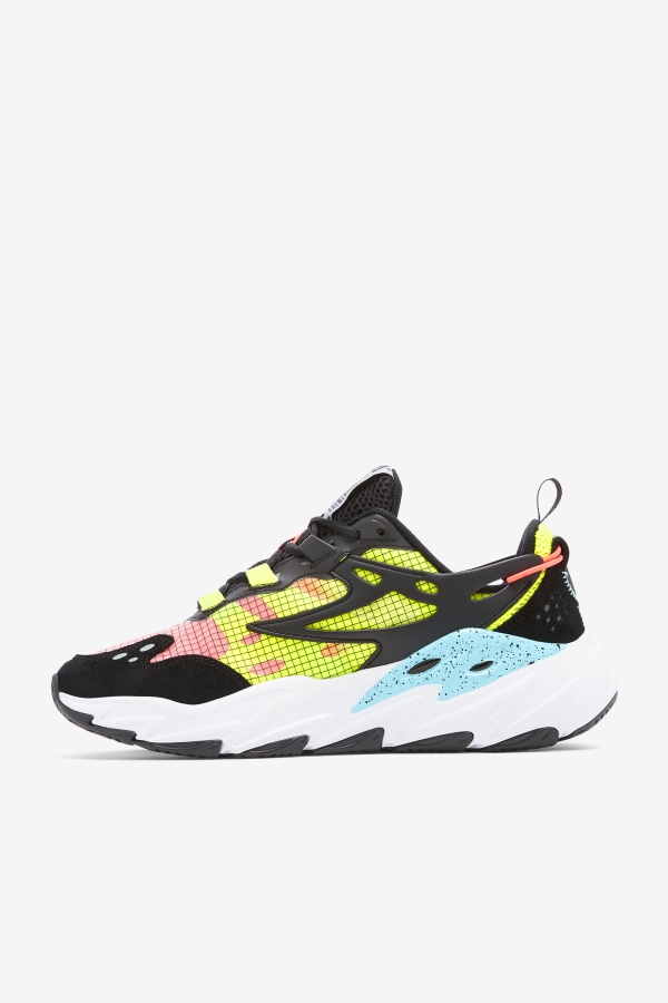 Fila Black-White-Yellow Men\'s Ray Tracer Evo
