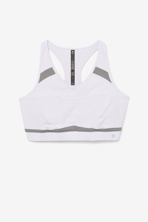Lavender Blue-Gargoyle Uplift Racerback Sports Bra Fila