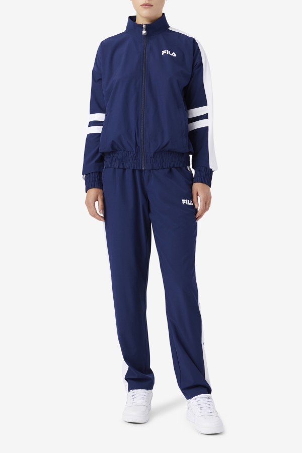 Jovia Track Pant Navy-White Fila