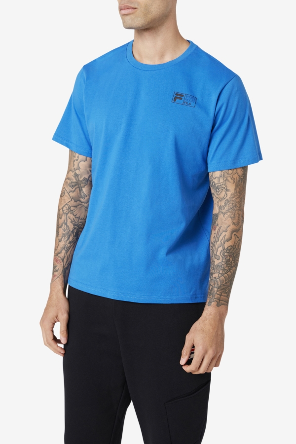 Track Tee Fila Blue-White
