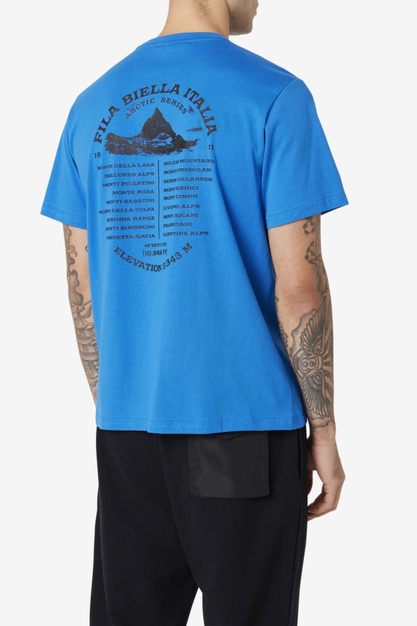 Track Tee Fila Blue-White