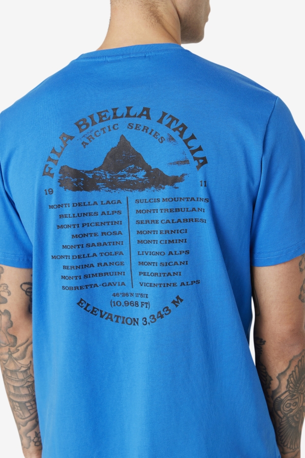 Track Tee Fila Blue-White