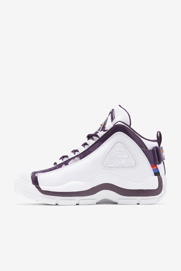 Men\'s Grant Hill 2 History White-Purple Pennant-Orange Fila