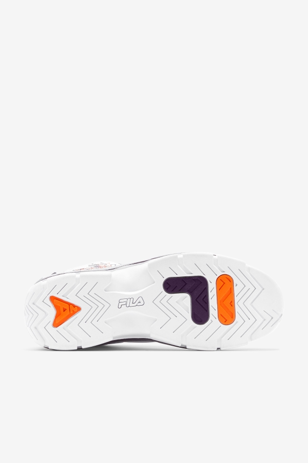 Men\'s Grant Hill 2 History White-Purple Pennant-Orange Fila