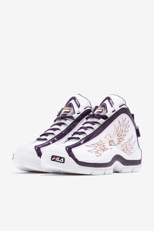 Men\'s Grant Hill 2 History White-Purple Pennant-Orange Fila