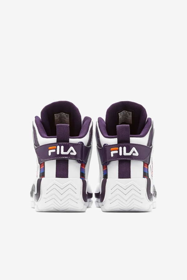 Men\'s Grant Hill 2 History White-Purple Pennant-Orange Fila