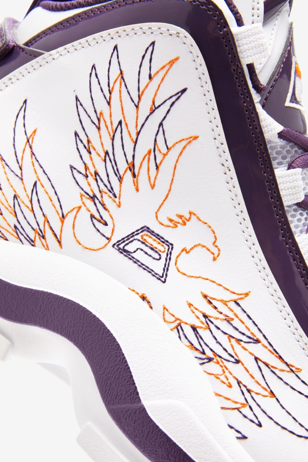 Men\'s Grant Hill 2 History White-Purple Pennant-Orange Fila