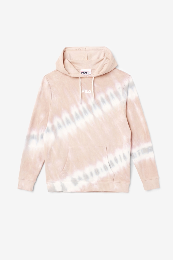 Fila Aerolynn Tie Dye Hoodie Gardenia-White-Belgian Block