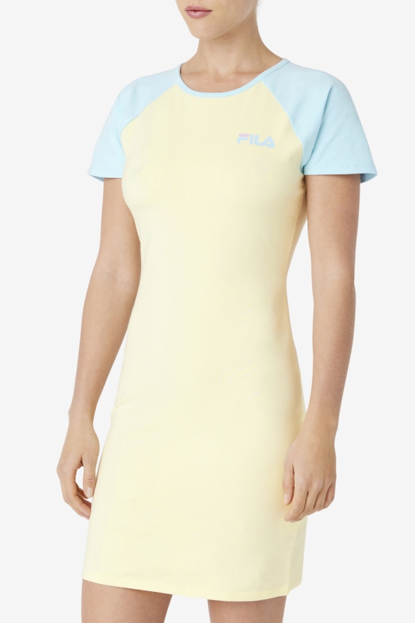 Kyra Dress Fila Tender Yellow