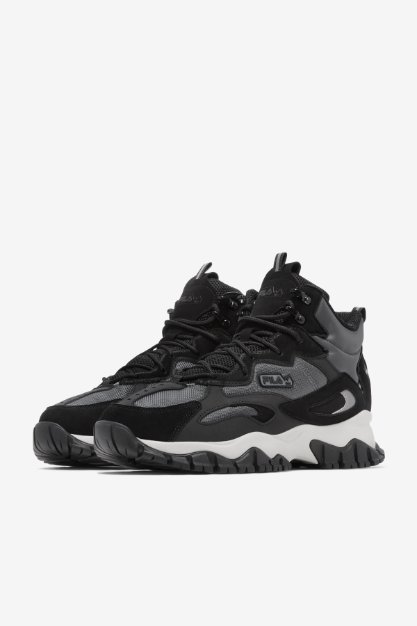 Shadow-Black-Silver Gray Men\'s Ray Tracer Tr 2 Mid Fila