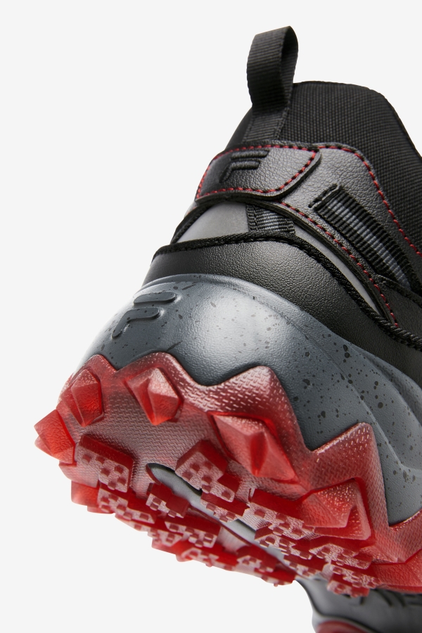 Men\'s Oakmont Tr Mid Black-Red Fila