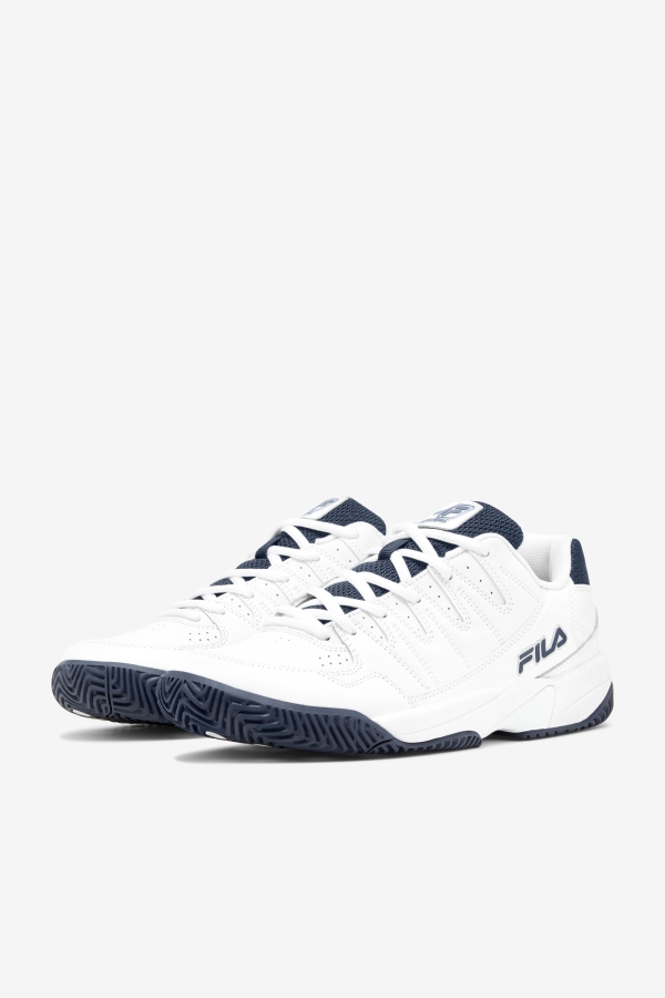 Men\'s double bounce Fila White-Navy