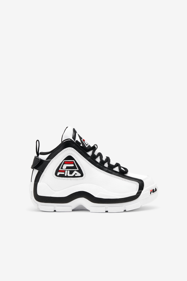 White-Black-Red Fila big kids' Grant Hill 2