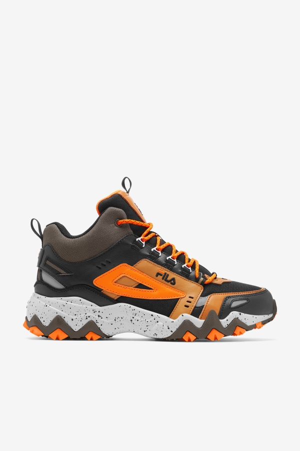 Black-Major Brown-Orange Fila Men's Oakmont Tr Mid