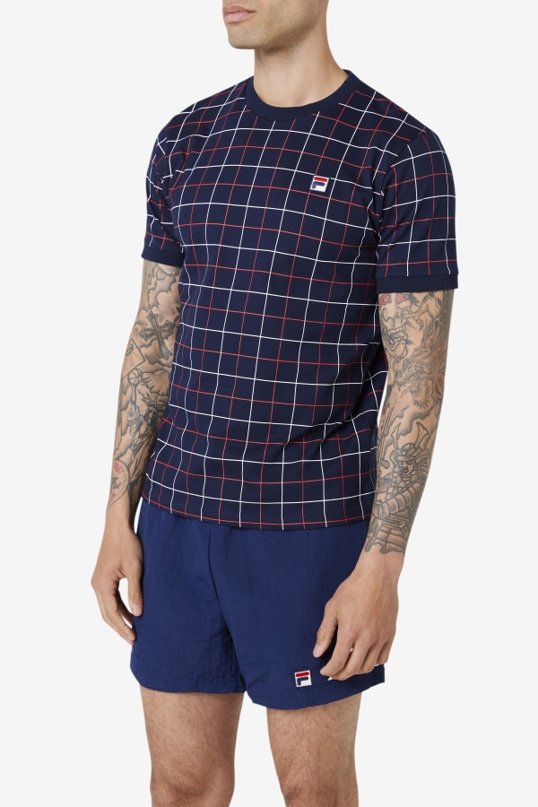 Casbian Crew Navy-Red-White Fila
