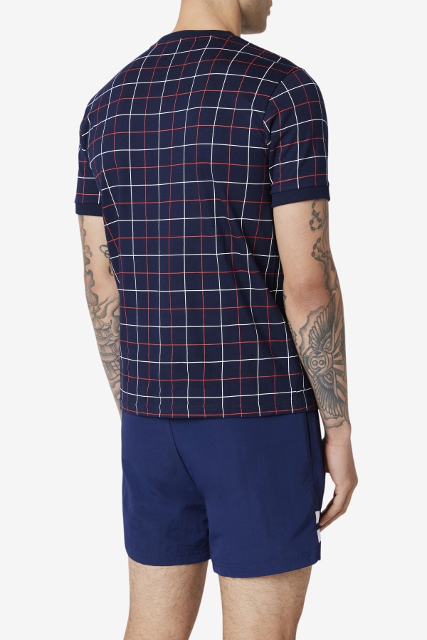 Casbian Crew Navy-Red-White Fila