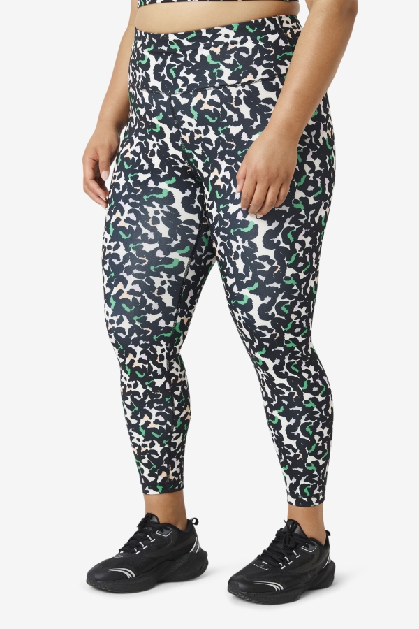 Forza Sleek 7-8 Leggings Fila Black Animal Print