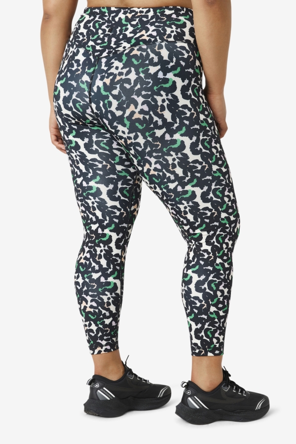 Forza Sleek 7-8 Leggings Fila Black Animal Print
