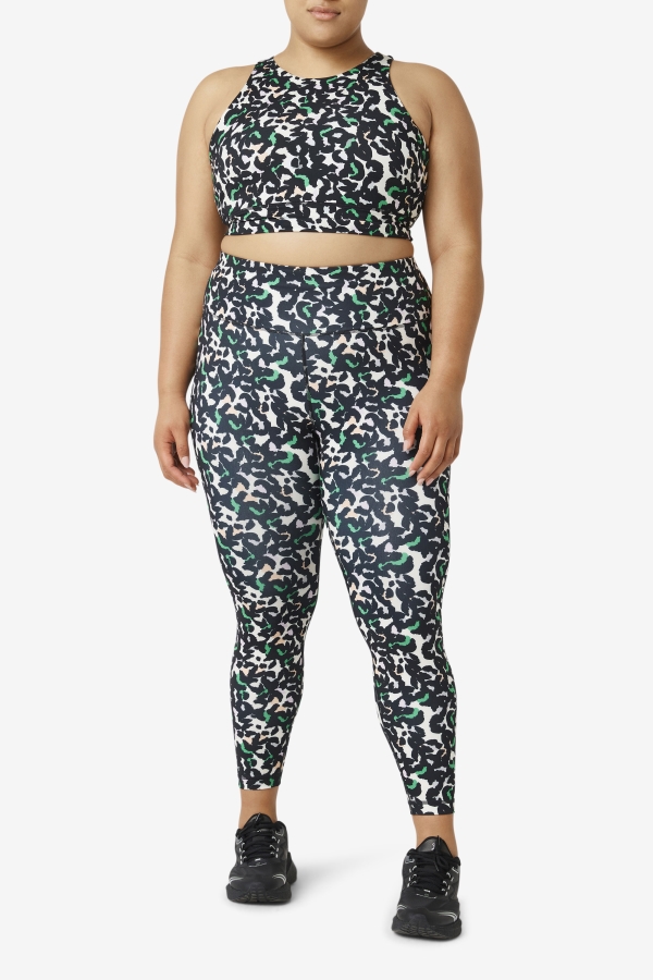 Forza Sleek 7-8 Leggings Fila Black Animal Print