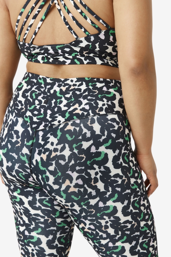 Forza Sleek 7-8 Leggings Fila Black Animal Print
