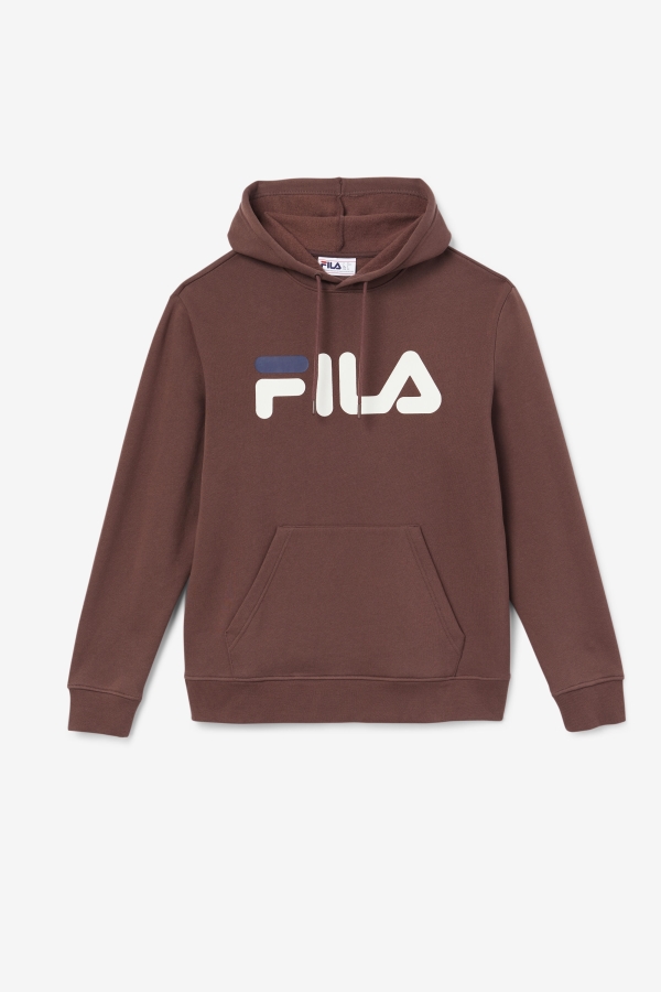 Brown Stone-Egret-Navy Fila Samari Hoodie
