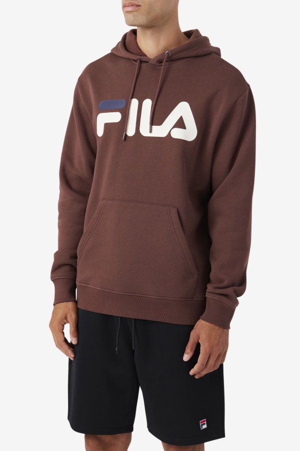 Brown Stone-Egret-Navy Fila Samari Hoodie