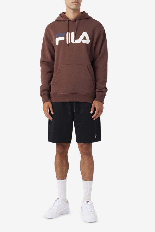 Brown Stone-Egret-Navy Fila Samari Hoodie