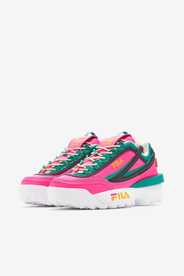 Women\'s Disruptor 2 EXP Fila Pink Glow-Gold-Gardenia