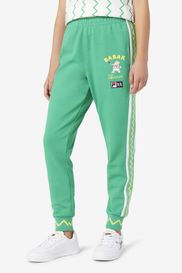 Fila Deep Mint-White FILA X RB Babar Evertt Jogger