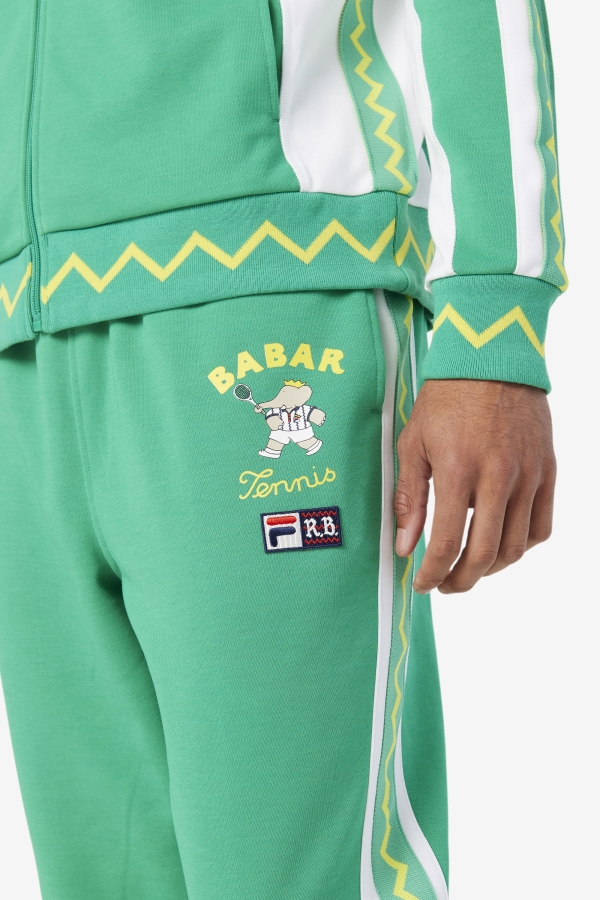 Fila Deep Mint-White FILA X RB Babar Evertt Jogger