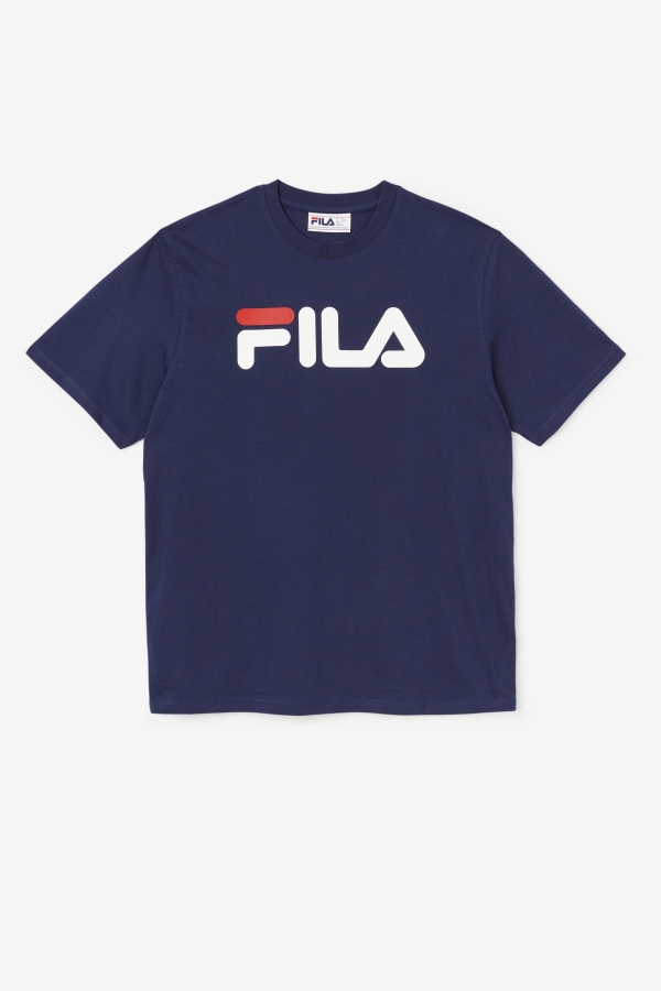 Fila Men's Eagle Tee Peacoat-White-Chinese Red