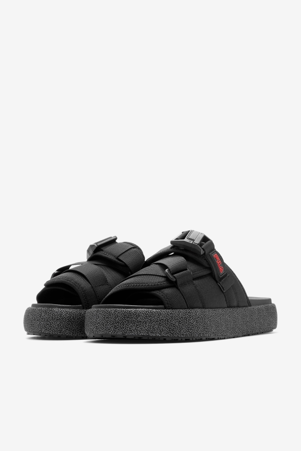 Fila Men\'s Atlas Slide Black-Red