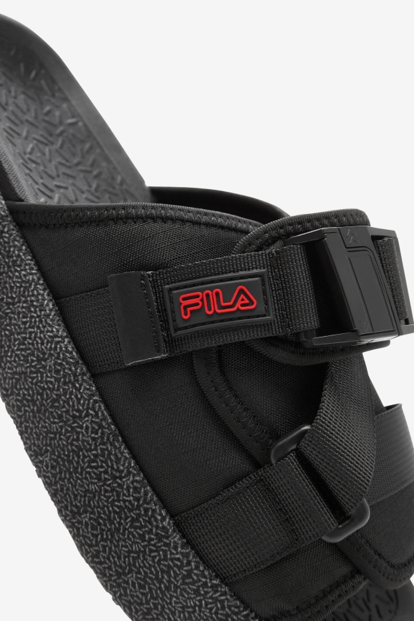 Fila Men\'s Atlas Slide Black-Red