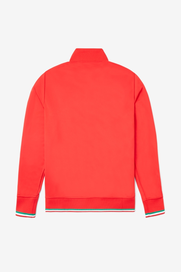 Red-White Fila Italia Track Jacket