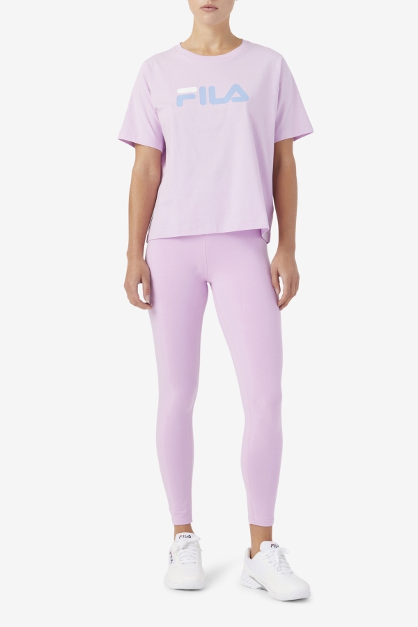 Orchid-Blue-White Elora Legging Fila