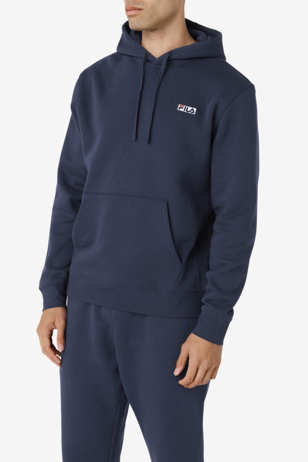 Navy-White Fila Algot Hoodie