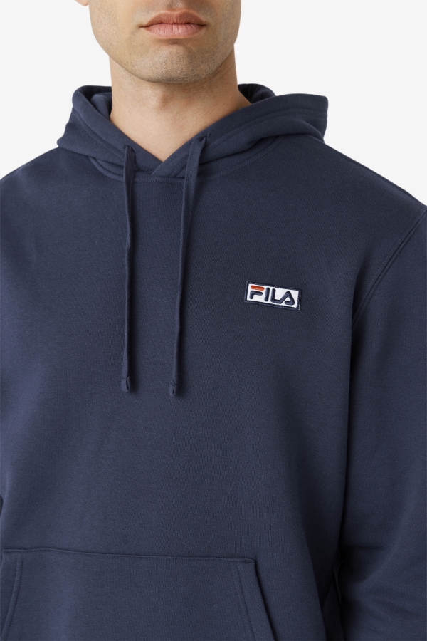 Navy-White Fila Algot Hoodie