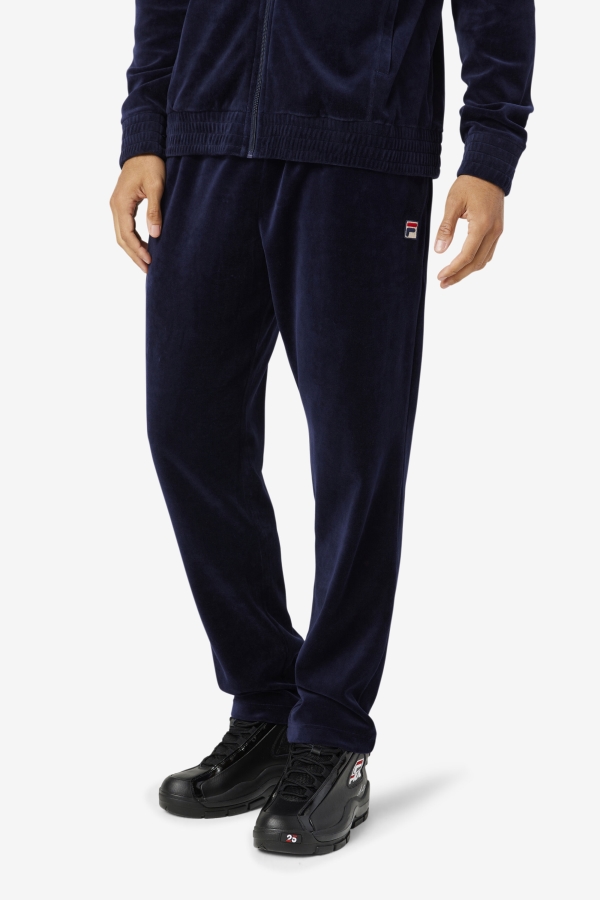 O-Fit Velour Pant Fila Navy-Gardenia-Red