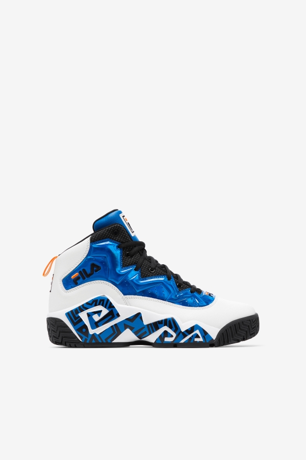 White-Blue-Orange Fila Big Kids' Mb Night Walk