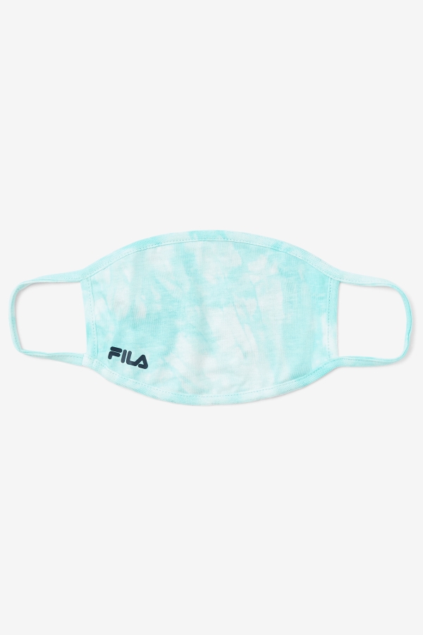 Aqua Blue Tie Dye Aqua Blue Tie Dye Face Mask Fila