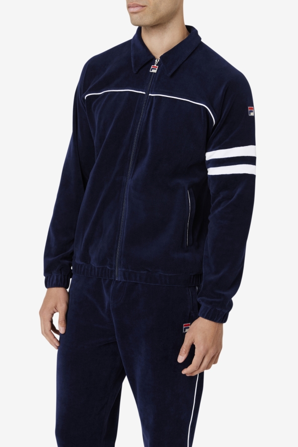 Fila Verdy Velour Jacket Navy-White