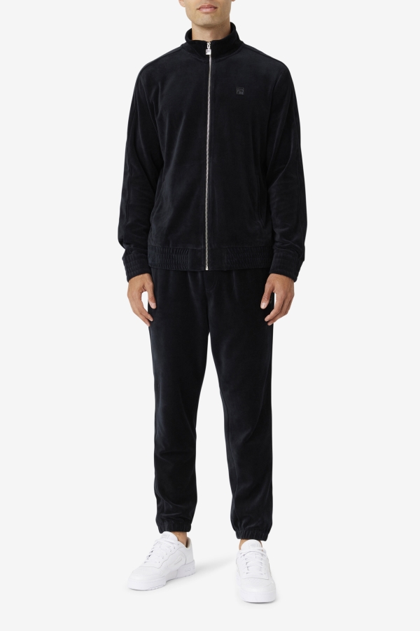Fila Deverall Velour Jacket Black