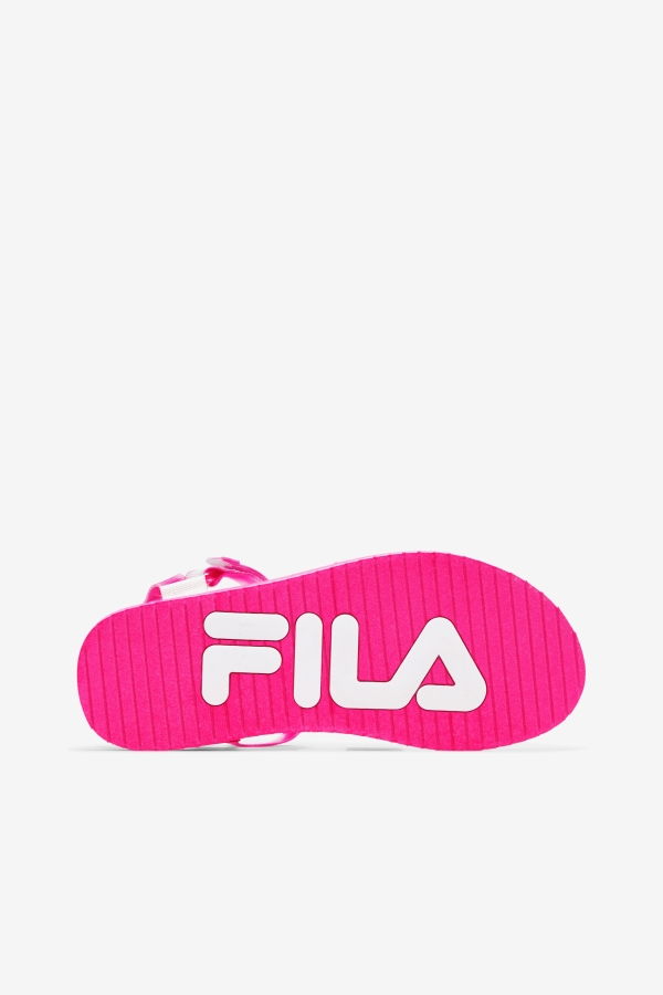 Multi-Pink Glo-White Fila Women\'s Drifter Ts Tie Dye