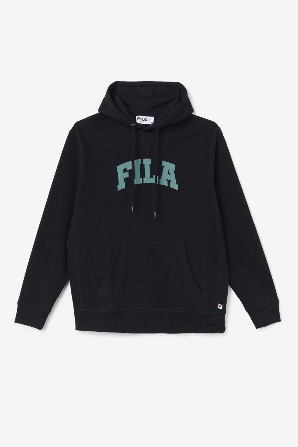 Brook Hoodie Fila Black-Blue Spruce