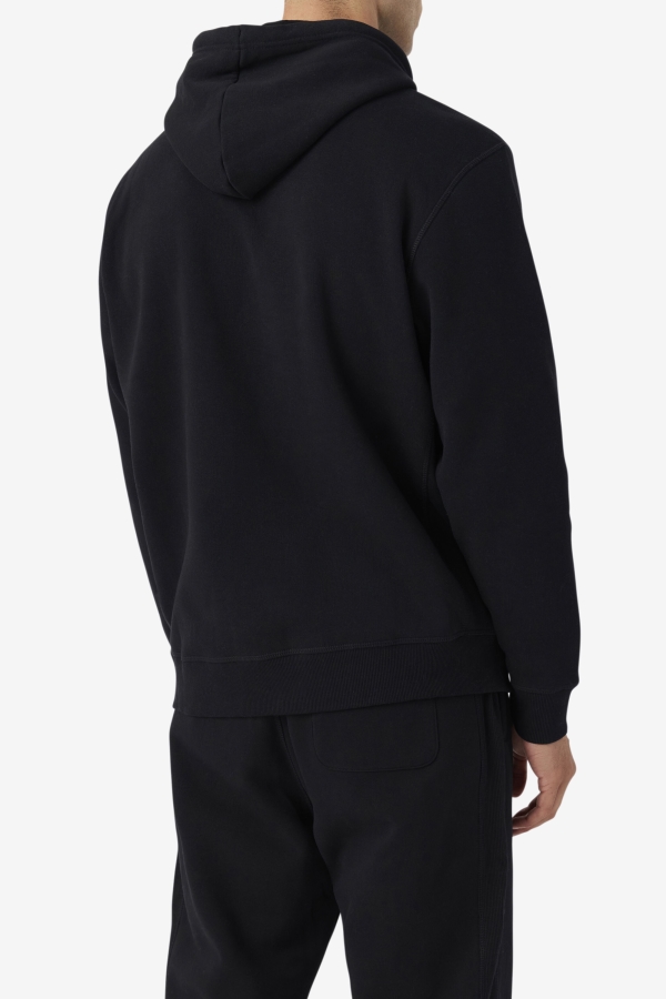 Brook Hoodie Fila Black-Blue Spruce