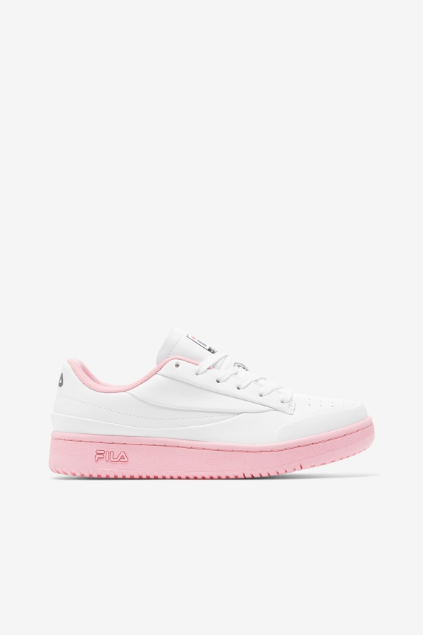 White-Coral Blush-Black Women's Original Tennis Lux X Barneys Fila