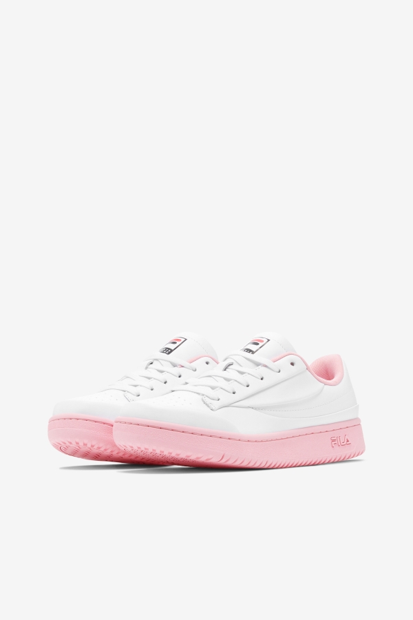 White-Coral Blush-Black Women\'s Original Tennis Lux X Barneys Fila