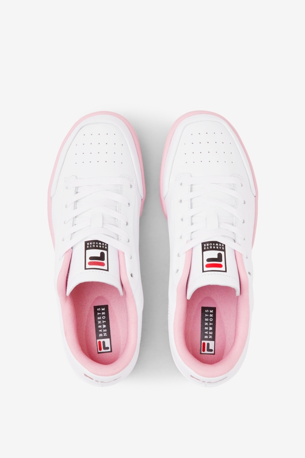 White-Coral Blush-Black Women\'s Original Tennis Lux X Barneys Fila