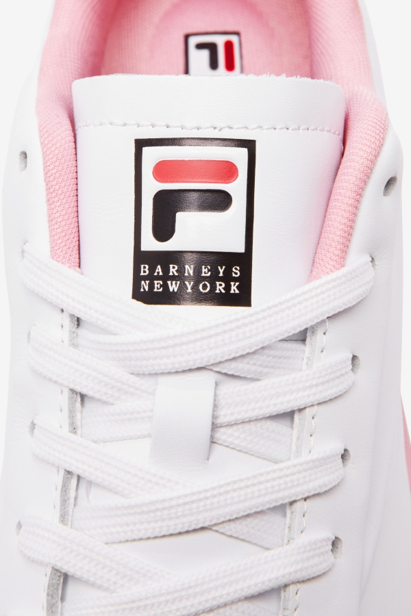 White-Coral Blush-Black Women\'s Original Tennis Lux X Barneys Fila